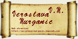 Veroslava Murganić vizit kartica
